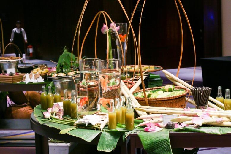 Vietnamese traditional theme meeting break at 5 star hotel, in Keangnam Landmark72 tower Hanoi