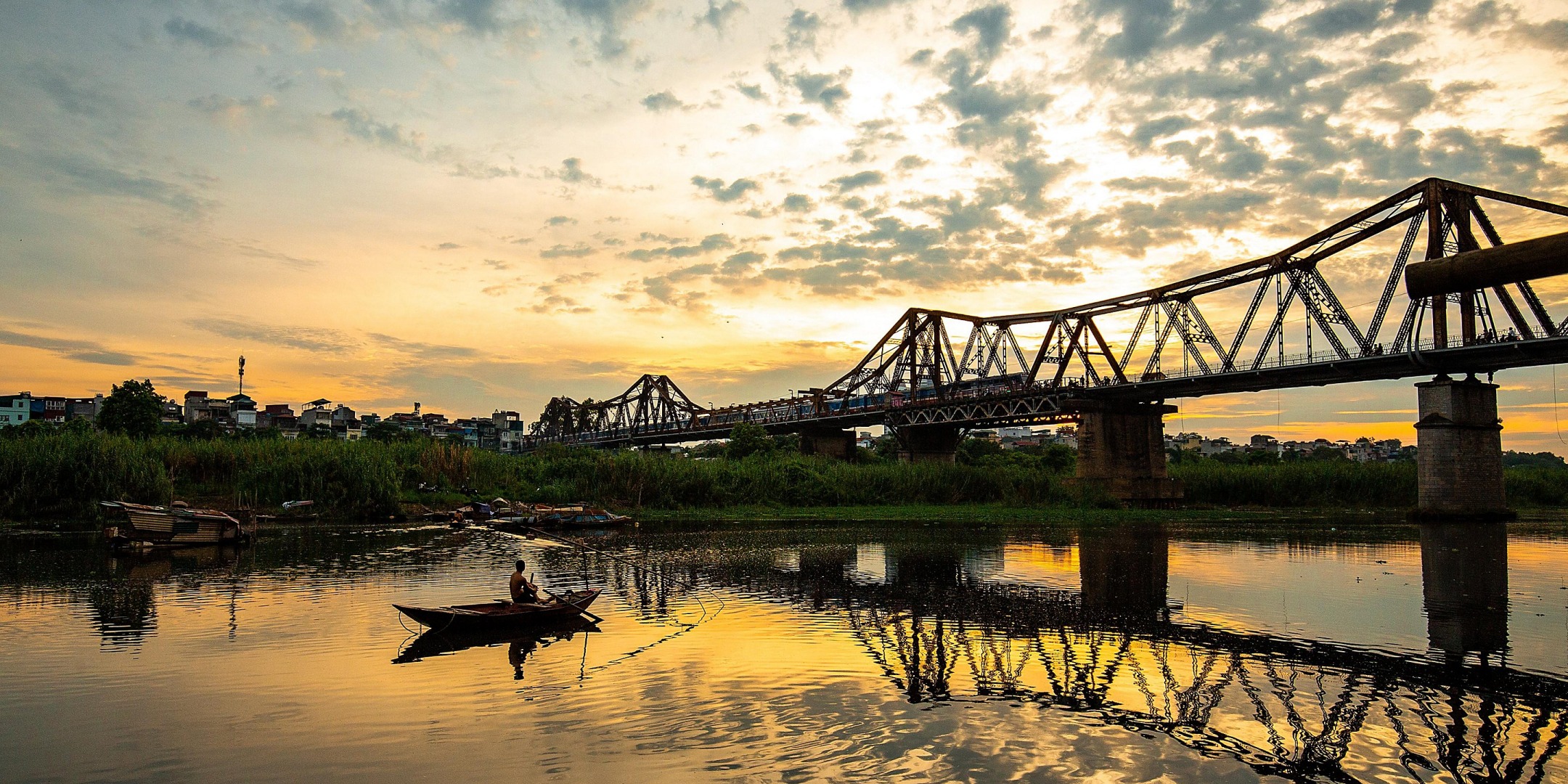 Long Bien bridge, best historical place in Hanoi
